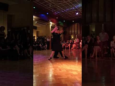  Andrea Serban  and  Endre Szeghalmi  are  dancing  to  the  vals  "  El Ultimo Adios  "  by  Rodolfo Biagi