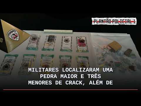 Abordagem a motocicleta em Guanhães termina com apreensão de maconha, crack, ecstasy e lança-pe