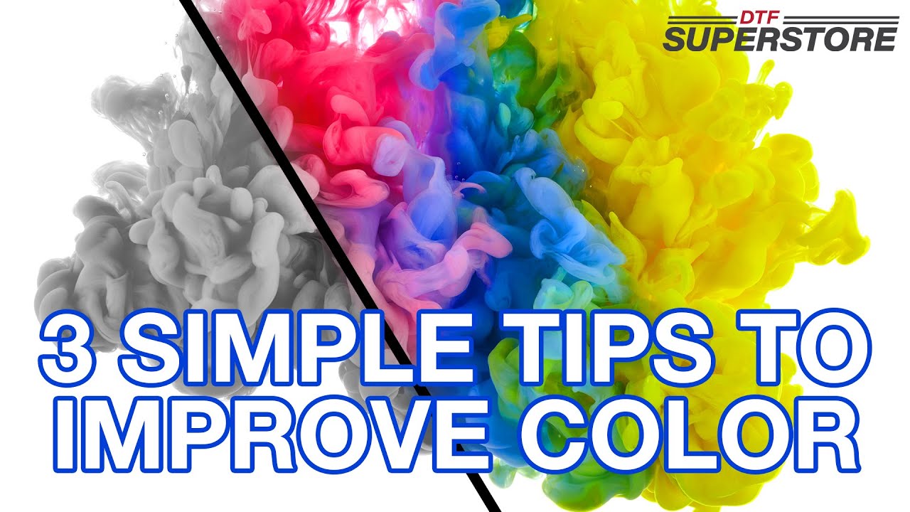 3 Simple Tips To Improve Colors on Your DTF Printer