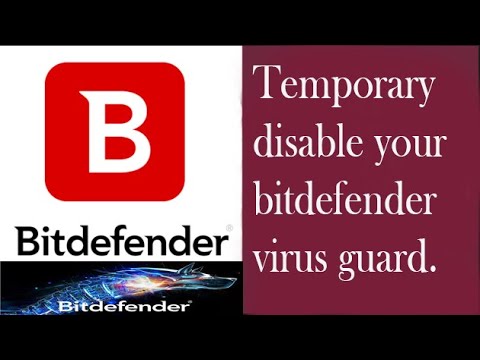 turn off bit defender turn off bit defender