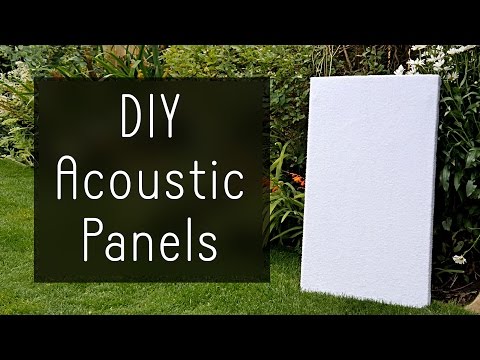 How to Make High Performance Sound Absorption Panels for $5