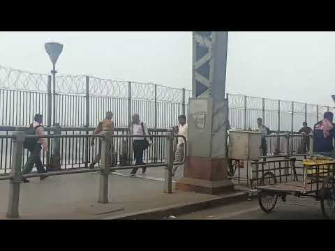 Kolkata Vlog no.1 Howrah Bridge aka Rabindra Setu #kolkatavlog #kolkatavibes #howrahbridge