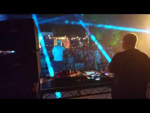 Backstage Bez's Flying Bus Glastonbury 2017