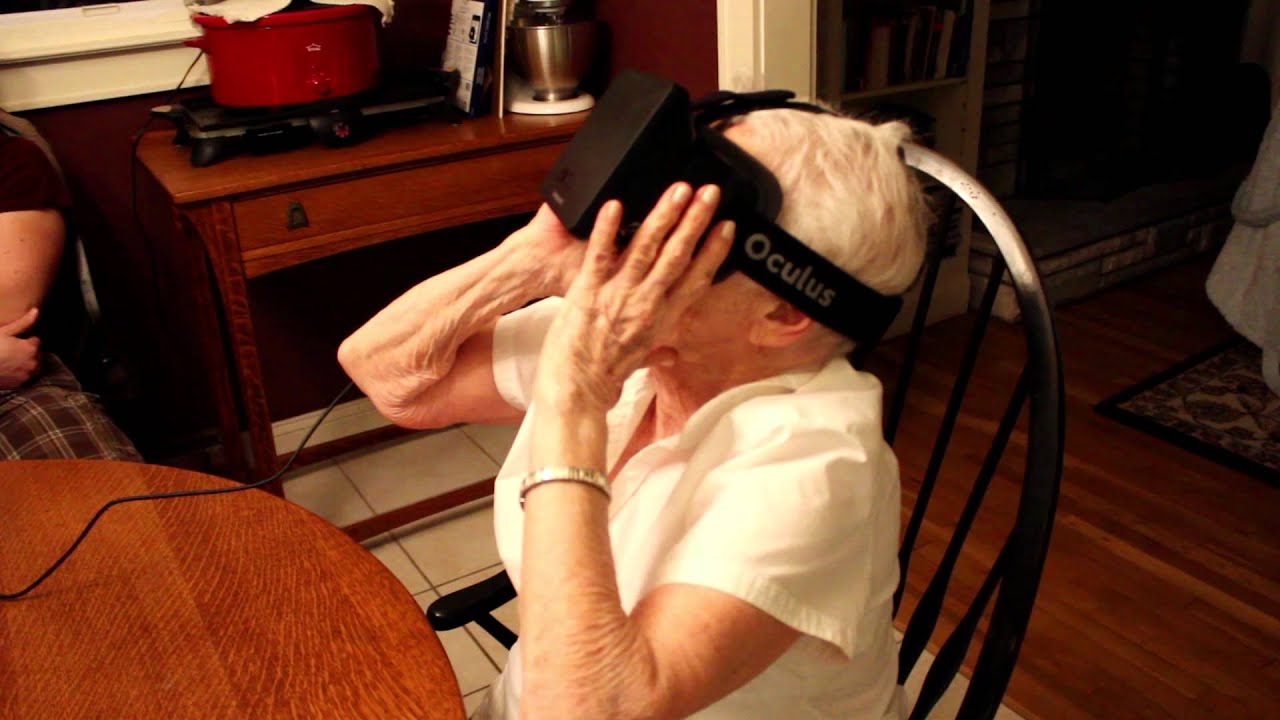 This 90-Year-Old Grandmother Is Freaking Out Over The Oculus Rift VR Goggles
