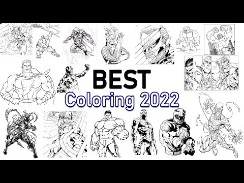 SUPERHEROES Coloring Page | 2022 BEST Coloring Pages [NCS Release]