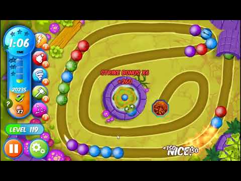 Marble Woka Woka Level 119 - NO BOOSTERS 🐢 | SKILLGAMING ✔️