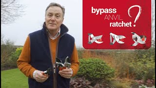 Bypass Secateurs, Anvil Pruners and Ratcheted Pruners: A Guide By Garden Writer Martin Fish