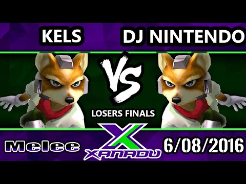 S@X 153 SSBM Losers Finals - GHQ | Kels (Fox) Vs. DJ Nintendo (Fox)