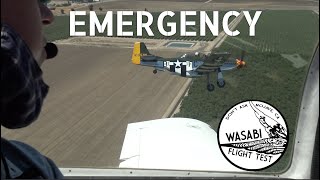 EMERGENCY - Landing Gear Stuck/Engine Issues - Bowerspony Flt015 Wasabi Flight Test
