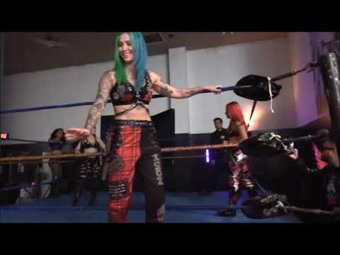 APW "Super Stardom" (Nixon Newell & Miranda Alize vs Ivelisse & Selene Hysteria)