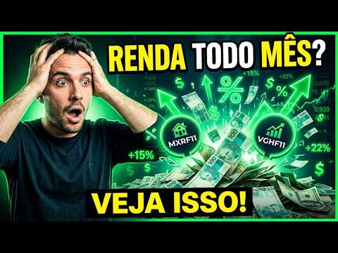 1000 Cotas do MXRF11 e VGHF11 [QUANTO RENDE?]