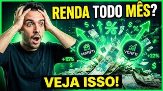 1000 Cotas do MXRF11 e VGHF11 [QUANTO RENDE?]
