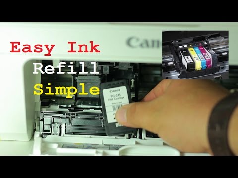Part of a video titled How To Refill Any Ink Cartridge Printer Save Money - YouTube