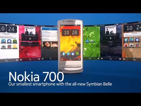 Nokia 700 with the new Symbian Belle