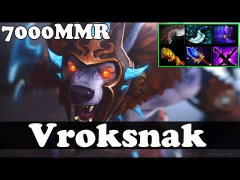 Dota 2 - Vroksnak 7000 MMR Plays Ursa vol 3 - Ranked Match Gameplay