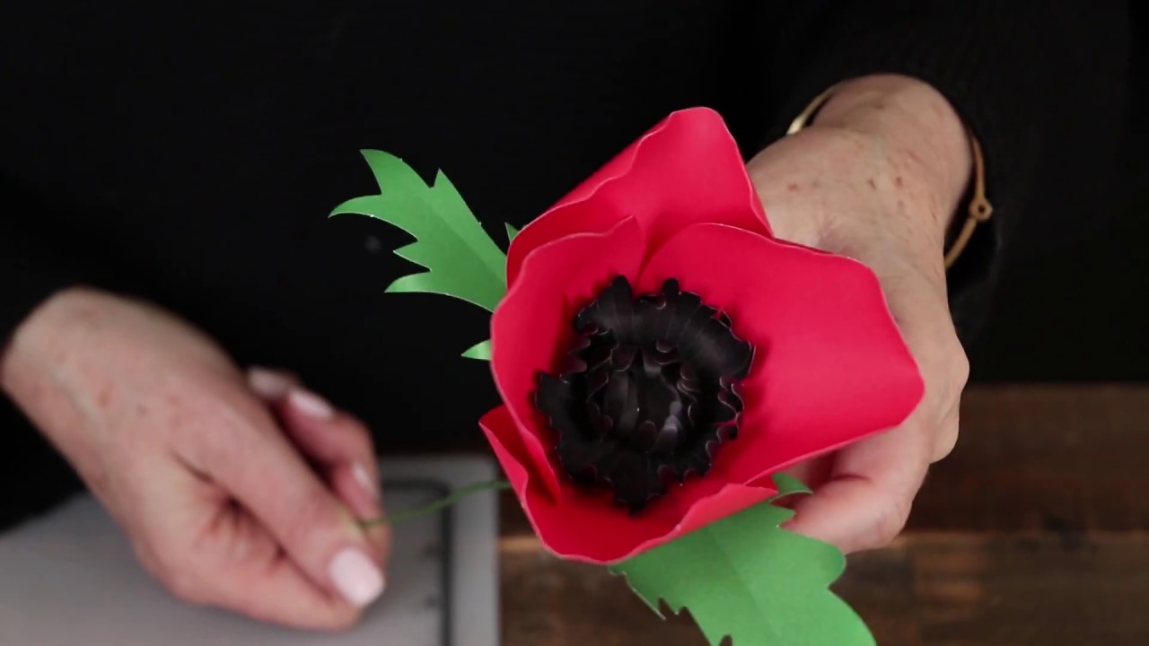 Lia Griffith Poppies Crepe Paper Flower Kit