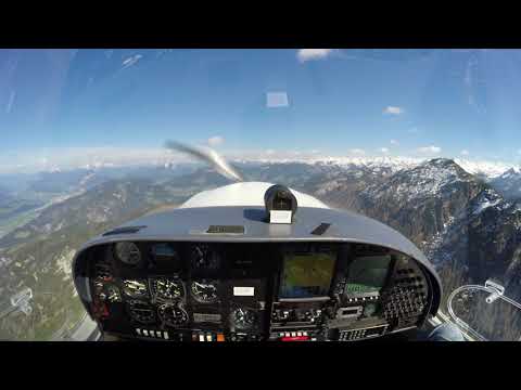 2017/4 VFR DA40 LOWI - LOWZ, Alps