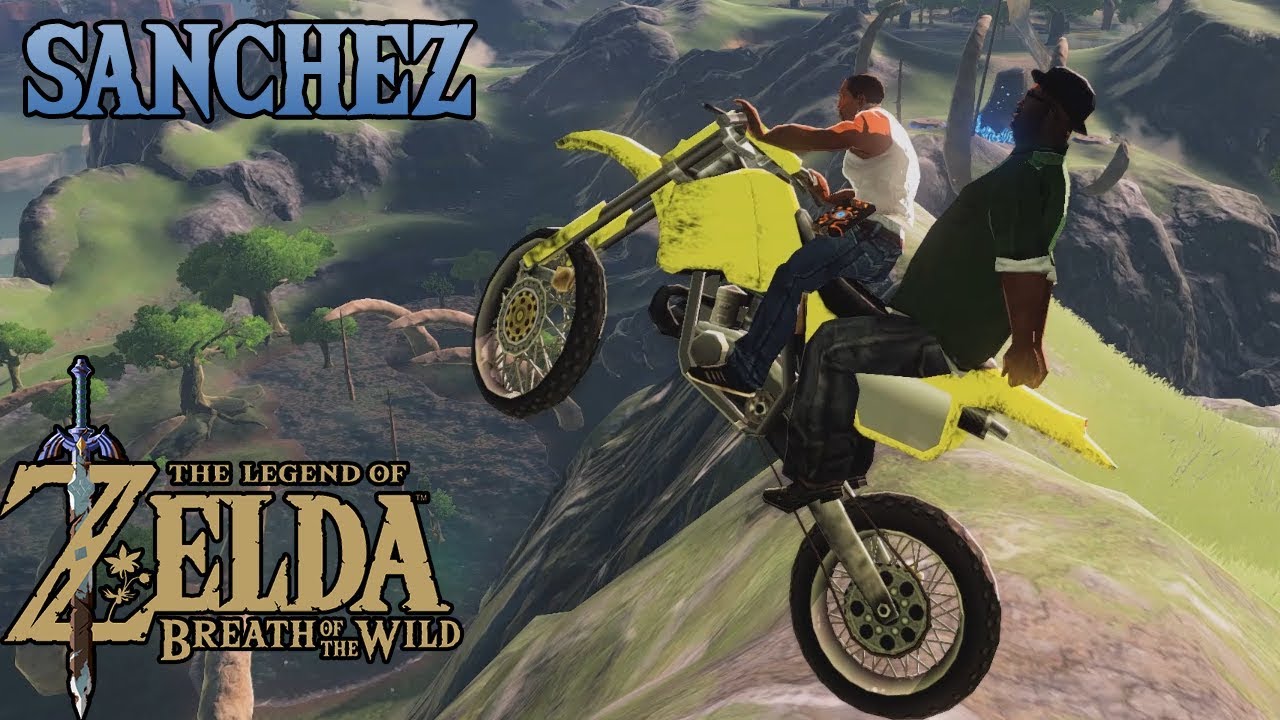 Zelda: Breath of the Wild - Motocross with Big Smoke - YouTube