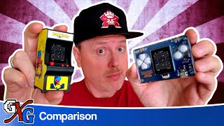 PacMan Micro Arcade vs. Tiny Arcade Super Impulse | GenX Arcade Classic Comparison