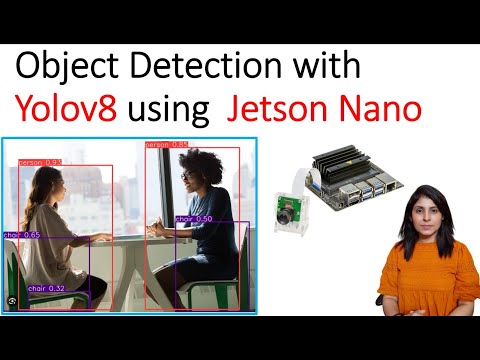 Object Detection with Yolov8 using Jetson Nano | Видео