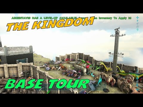 ARK XB1 (The Kingdom) Base Tour Ragnarok (Official PvP) Server 921