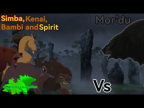 Simba, Kenai, Spirit and Bambi vs Mor'du (Part 2)
