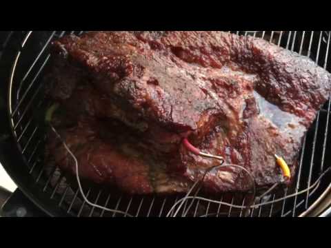 Super low and slow 20 hour 7kg 15lb brisket on the...