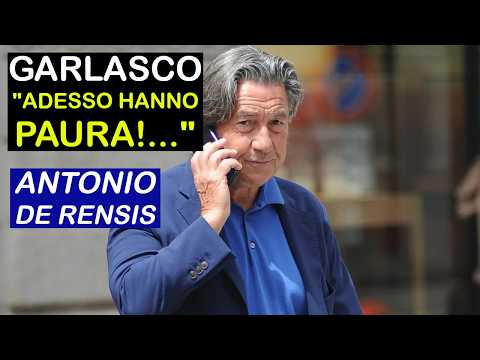GARLASCO - LE DECISE PAROLE DI DE RENSIS CHE RESTITUISCONO IL QUADRO DELLA SITUAZIONE ATTUALE - NEWS