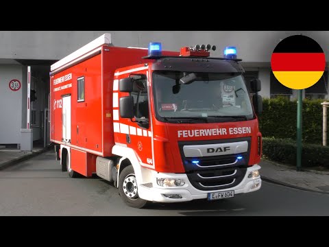 [DAF LF] ELW1 & GW-AGW | Berufsfeuerwehr Essen, Feuer- und Rettungswache 1