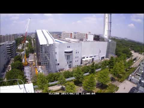 全覆い仮設テントの施工