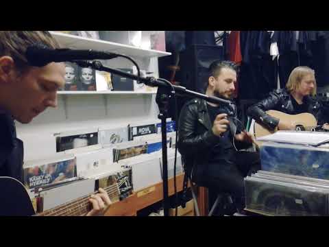 Grave Pleasures - acoustic @ Levykauppa Äx Helsinki Finland 30-09-2017