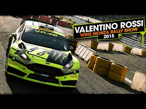 Valentino Rossi wins 2015 Monza Rally Show