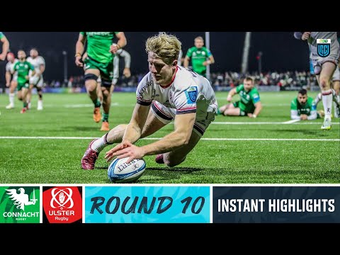 Connacht v Ulster Rugby  | Instant Highlights | Round 10 | URC 2022/23