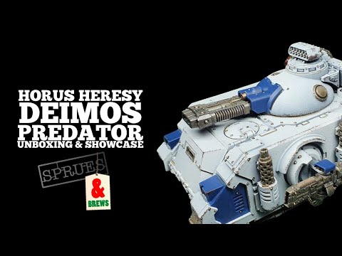 Plastic Deimos Predator Battle Tank Unboxing - Warhammer The Horus Heresy