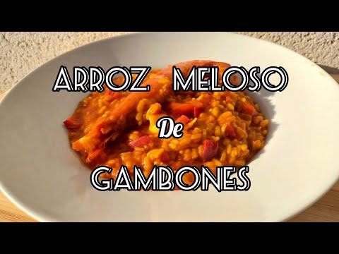 ARROZ MELOSO DE GAMBONES 😍 🦐 | RECETA FÁCIL Y RÁPIDA RIQUÍSIMA 🤤