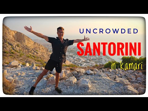 Santorini Kamari Beach and the Alkyon hotel: no overtourism here? Find out what to expect there!