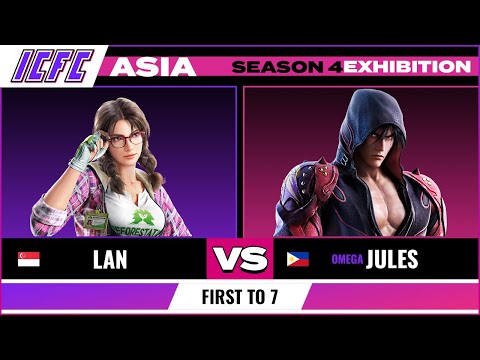 Lan (Julia) vs Jules (Jin) - ICFC TEKKEN ASIA: Season 4 Exhibitions