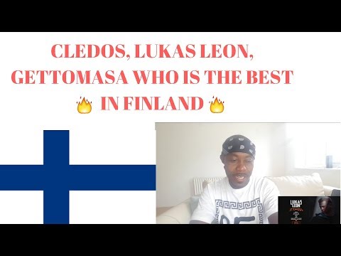 FIRST REACTION TO FINNISH RAP/ HIP HOP!! CLEDOS, GHETTOMAS, LUKAS LEON...