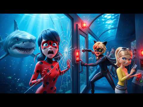 Chloe Locks Marinette Inside The Aquarium Tunnel | The Glass Begins To Crack