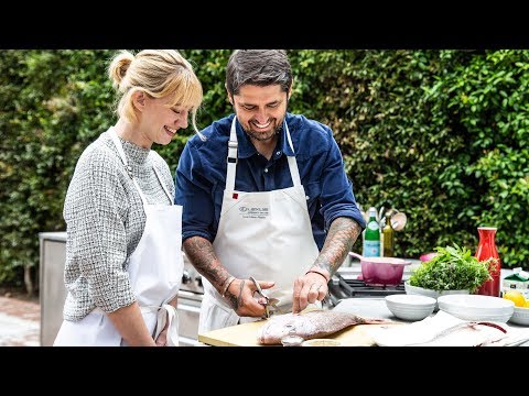 Grilled Fish with Garlic Sauce by Chef Ludo Lefebvre + Yael Grobglas