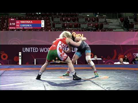 BRONZE WW - 50 kg: A. YANOTAVA (BLR) v. A. LUKASIAK (POL)