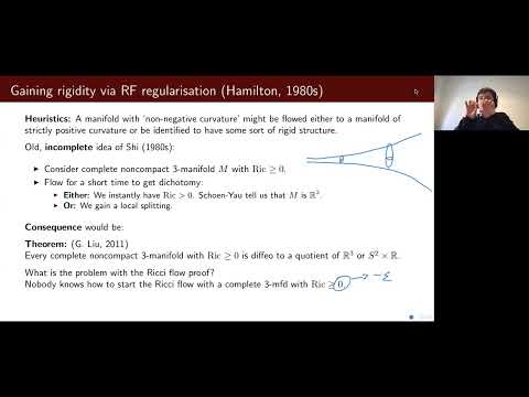 Peter Topping - Regularising manifolds using Ricci flow