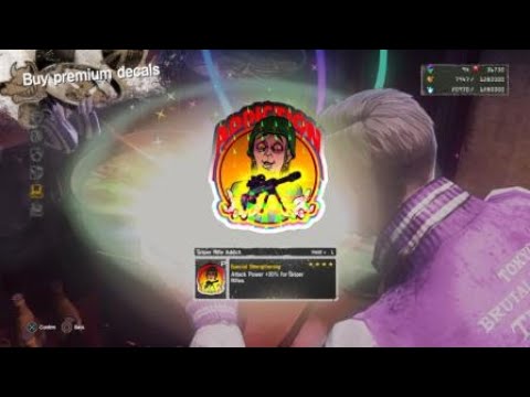 Let it die - 1.25M spent and 4 more stupid useless addiction decals