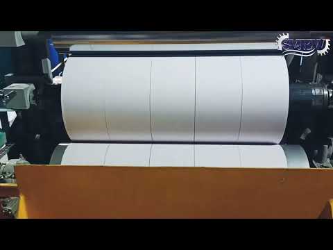 Svjew 15 hp semi automatic slitting cum rewinder machine, pr...