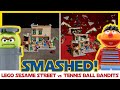LEGO Big Bird Vs The Tennis Ball Bandits Sesame Street SMASHED