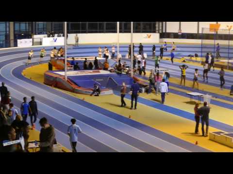 400m – Finale 8 – JUM – Championnat Régionaux Indoor 14/01/2017 – Eaubonne