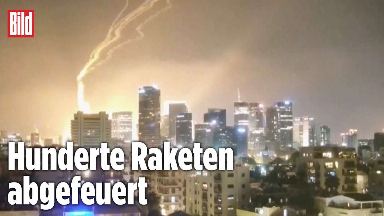 Iranischer Großangriff auf israelische Städte