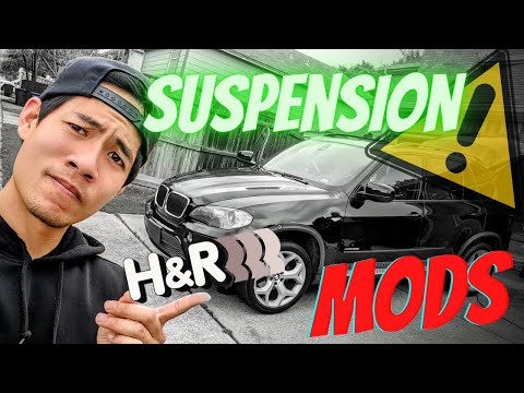 🤩 BMW X5 E70 H&R Lowering Springs w/ Airbags & Spacers Install & MORE! | VLOG 11