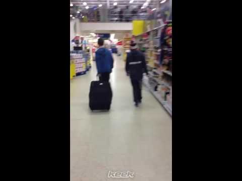 Friend in a suitcase in tesco (Only The Young Keek)