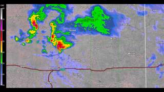 Borger, Texas Tornadic Storm Radar Loop-April 11th, 2012